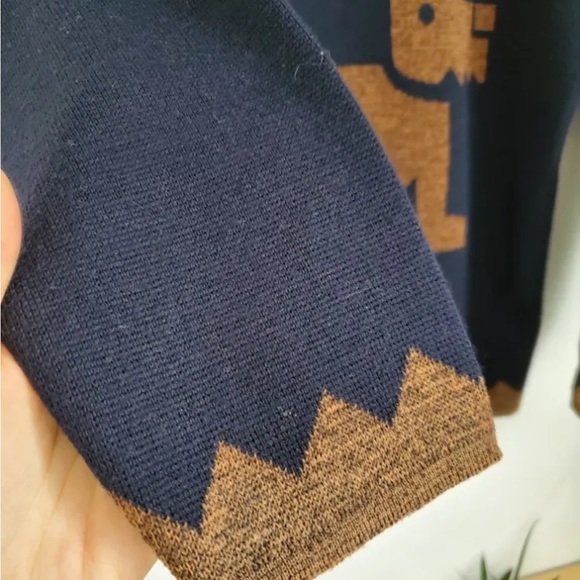 Vintage Rodier sweater with a Scottish terrier print - Picture 6 of 7